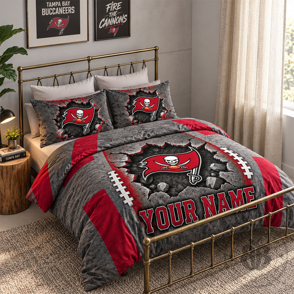 Tampa Bay Buccaneers Personalized Concept Fan Bedding Set | Home Decor 9 Tampa Bay Buccaneers Personalized Concept Fan Bedding Set | Home Decor