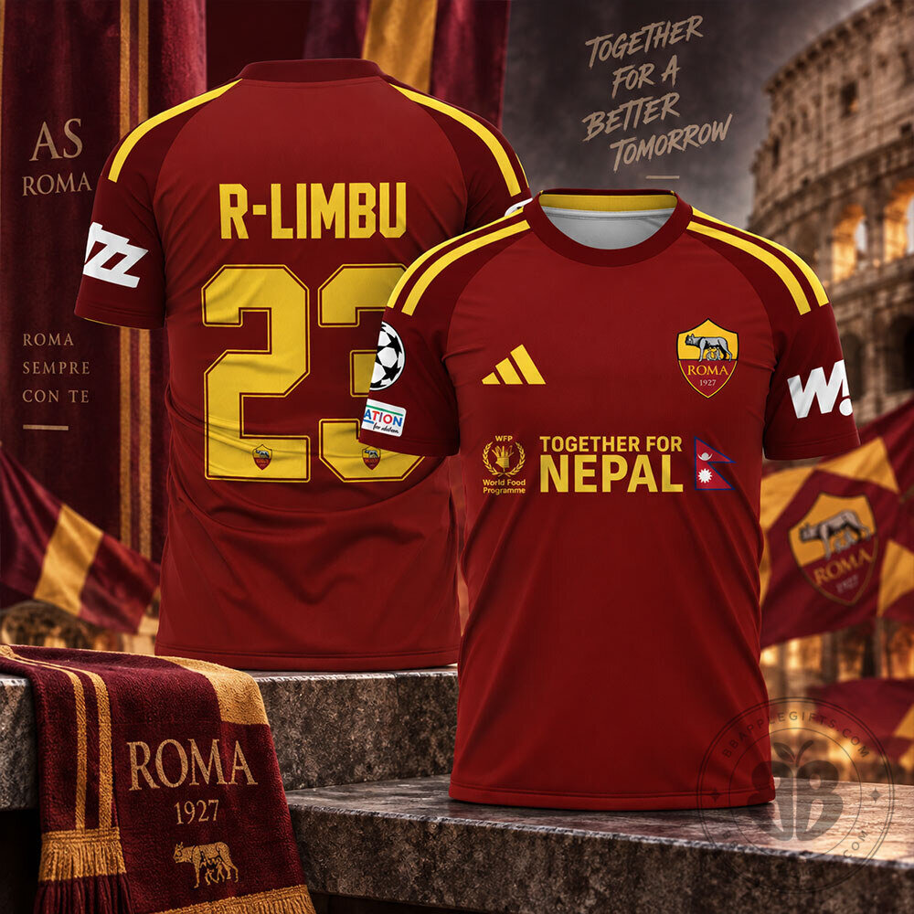 AS Roma Together for Nepal Special Concept Fan Soccer Jersey | Apparel