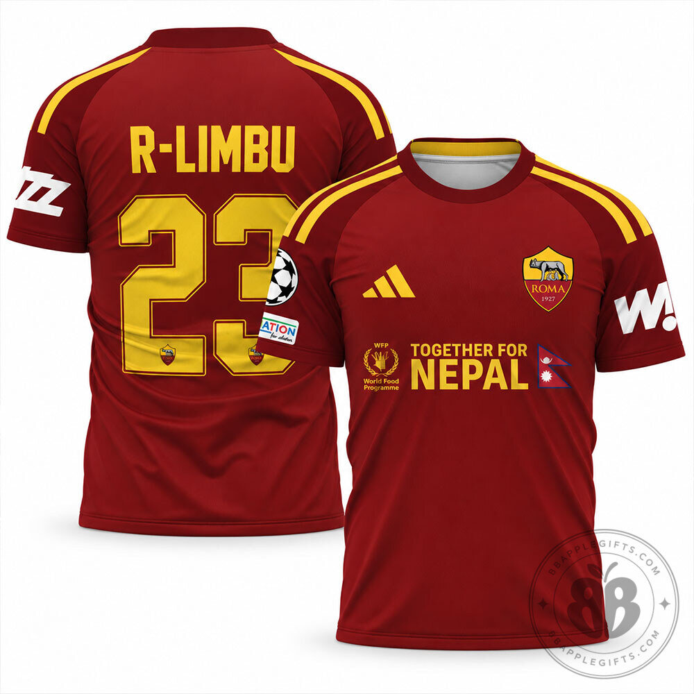 AS Roma Together for Nepal Special Concept Fan Soccer Jersey | Apparel 8 AS Roma Together for Nepal Special Concept Fan Soccer Jersey | Apparel