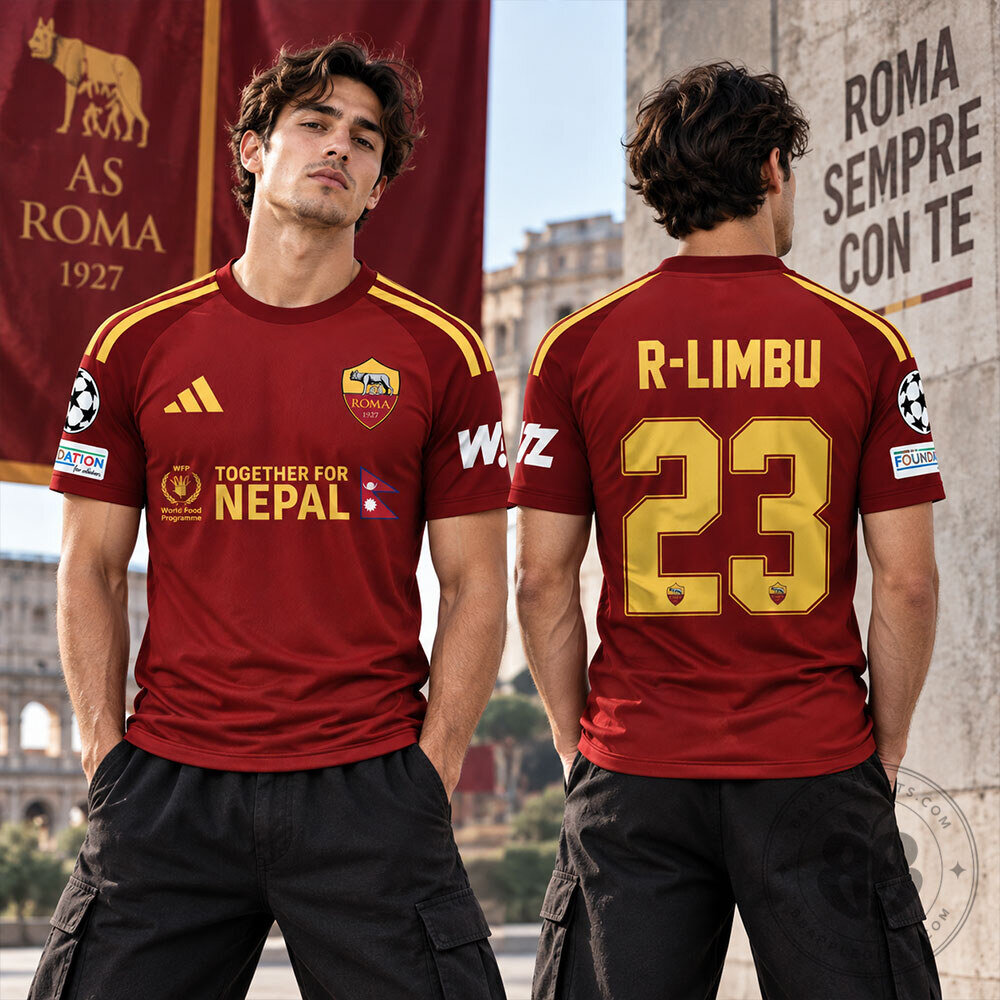 AS Roma Together for Nepal Special Concept Fan Soccer Jersey | Apparel 9 AS Roma Together for Nepal Special Concept Fan Soccer Jersey | Apparel