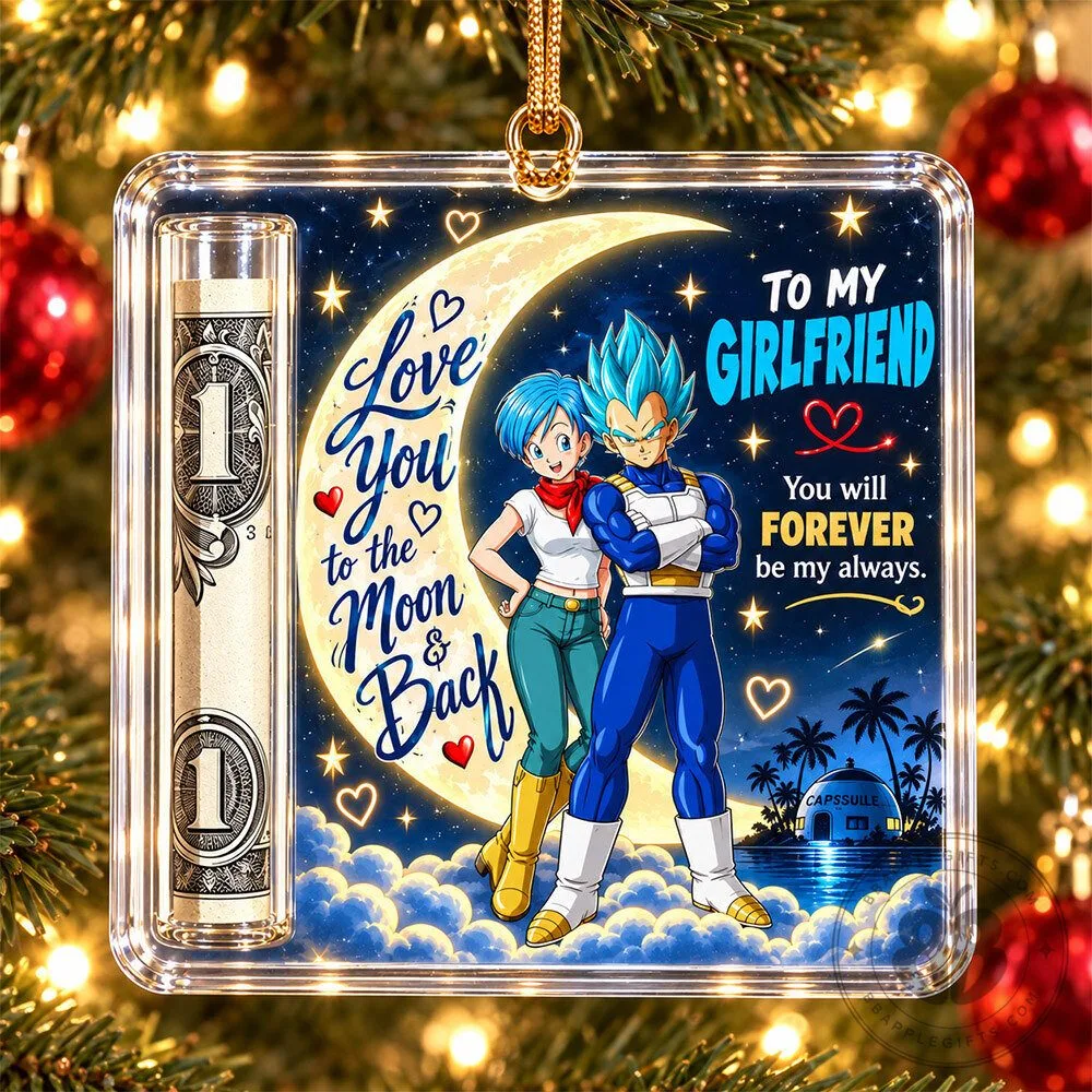 Dragon Ball Vegeta Bulma Girlfriend Love Concept Fan Money Holder Ornament | Collectibles