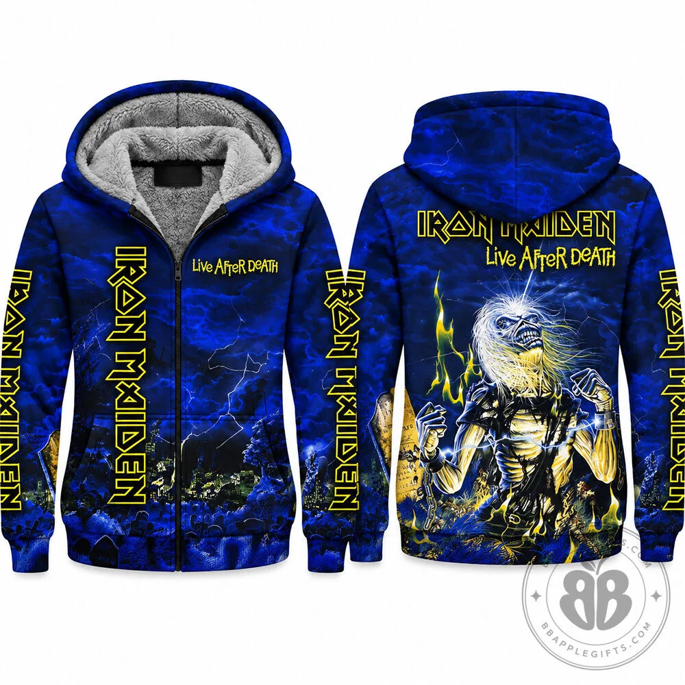Iron Maiden Live After Death Blue Heavy Metal Concept Fan Hoodie | Apparel 8 Iron Maiden Live After Death Blue Heavy Metal Concept Fan Hoodie | Apparel