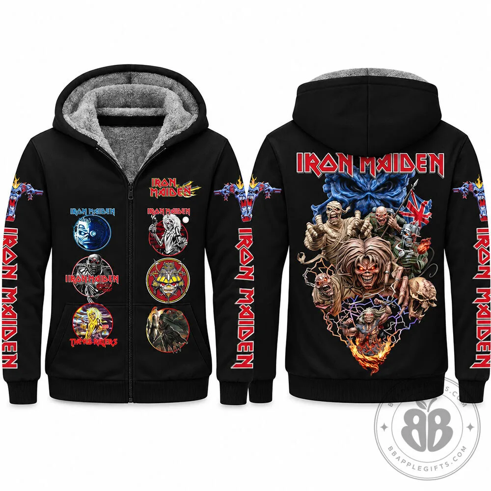 Iron Maiden Eddie All Over Print Heavy Metal Concept Fan Hoodie | Apparel 8 Iron Maiden Eddie All Over Print Heavy Metal Concept Fan Hoodie | Apparel