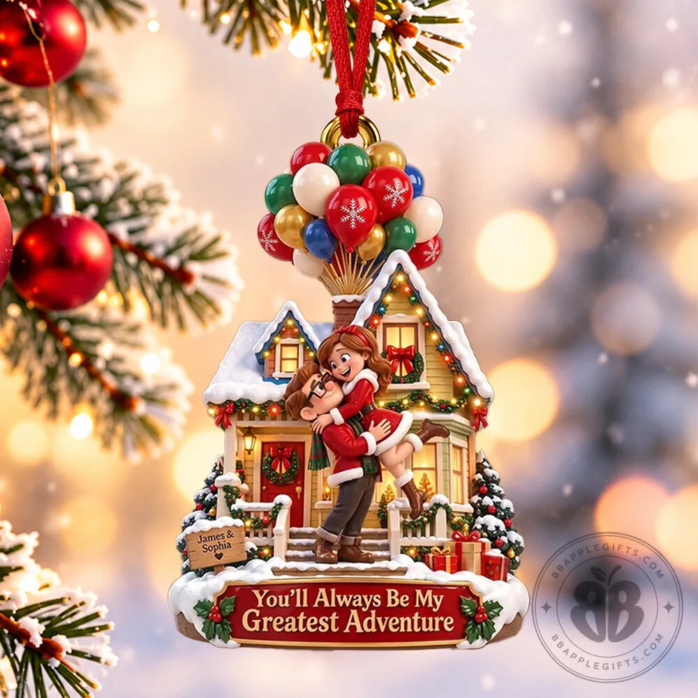 Disney Pixar Up Carl Ellie Greatest Adventure Acrylic Ornament | Collectibles
