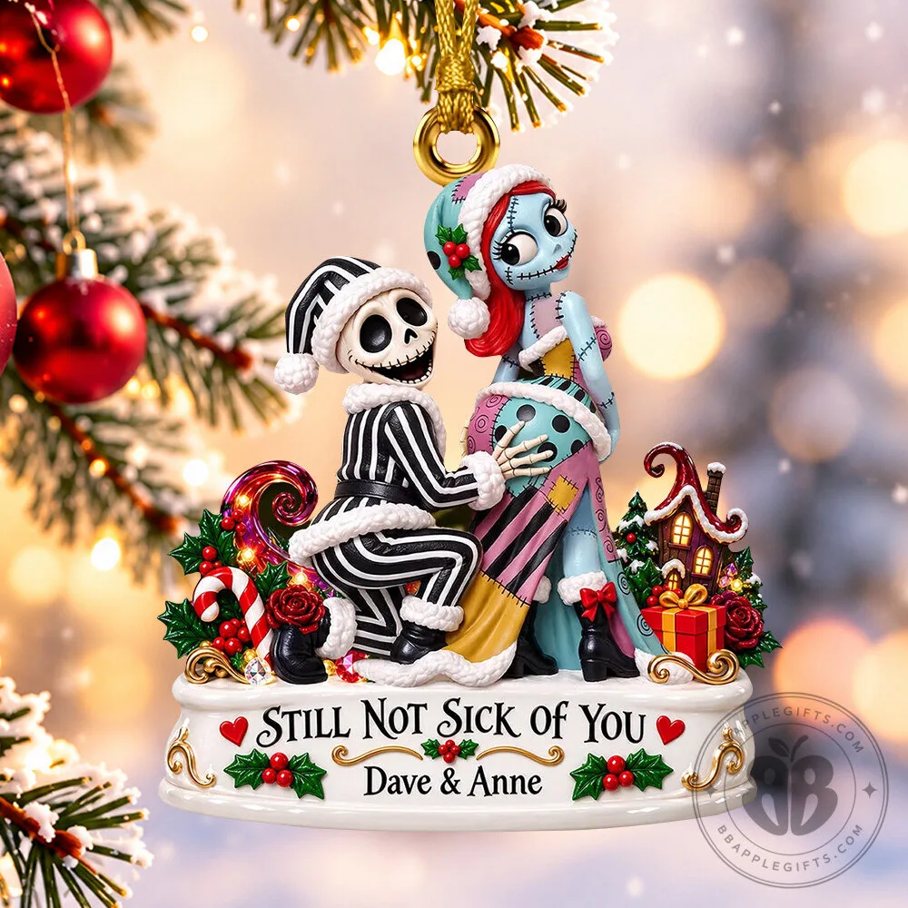 Jack Sally Nightmare Christmas Couple Concept Fan Acrylic Ornament | Collectibles 7 Jack Sally Nightmare Christmas Couple Concept Fan Acrylic Ornament | Collectibles