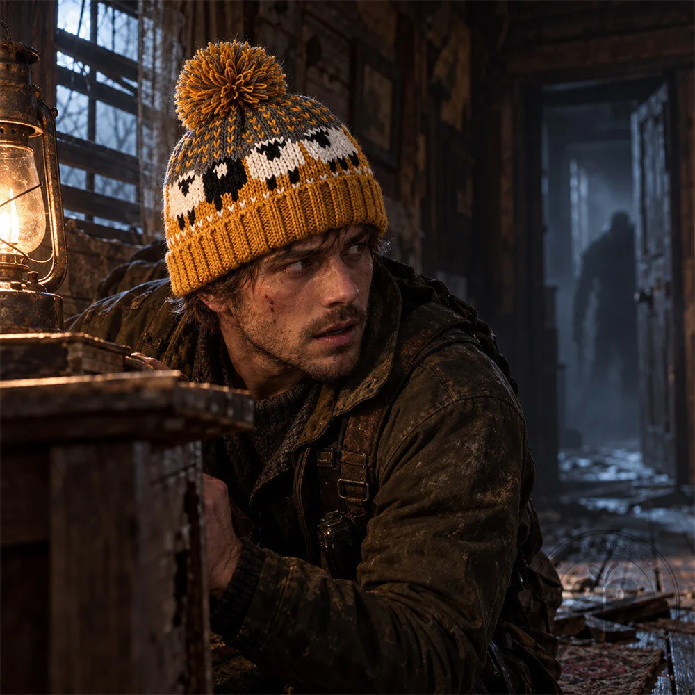 Resident Evil 2026 Bryan Sheep Concept Fan Knit Beanie | Headwear