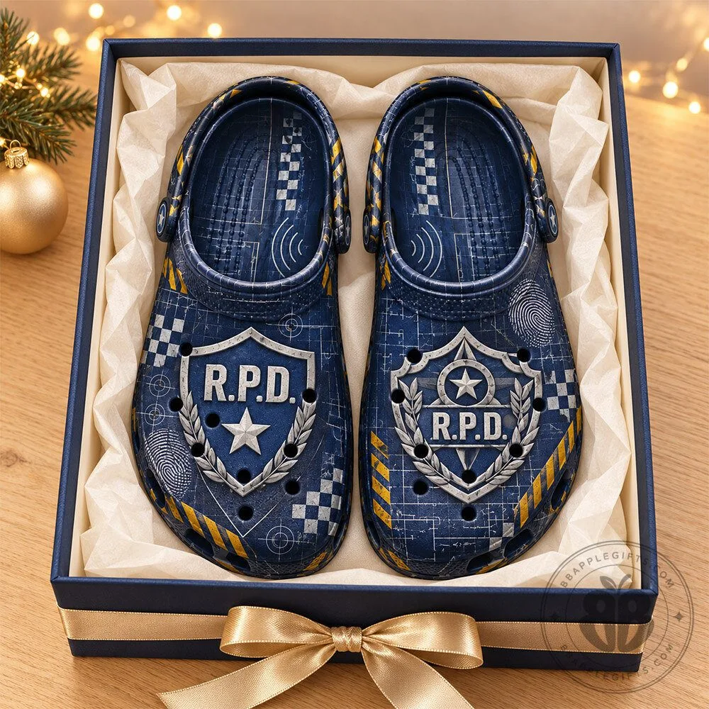 Resident Evil RPD Police Tactical Concept Fan Clogs | Footwear 9 Resident Evil RPD Police Tactical Concept Fan Clogs | Footwear