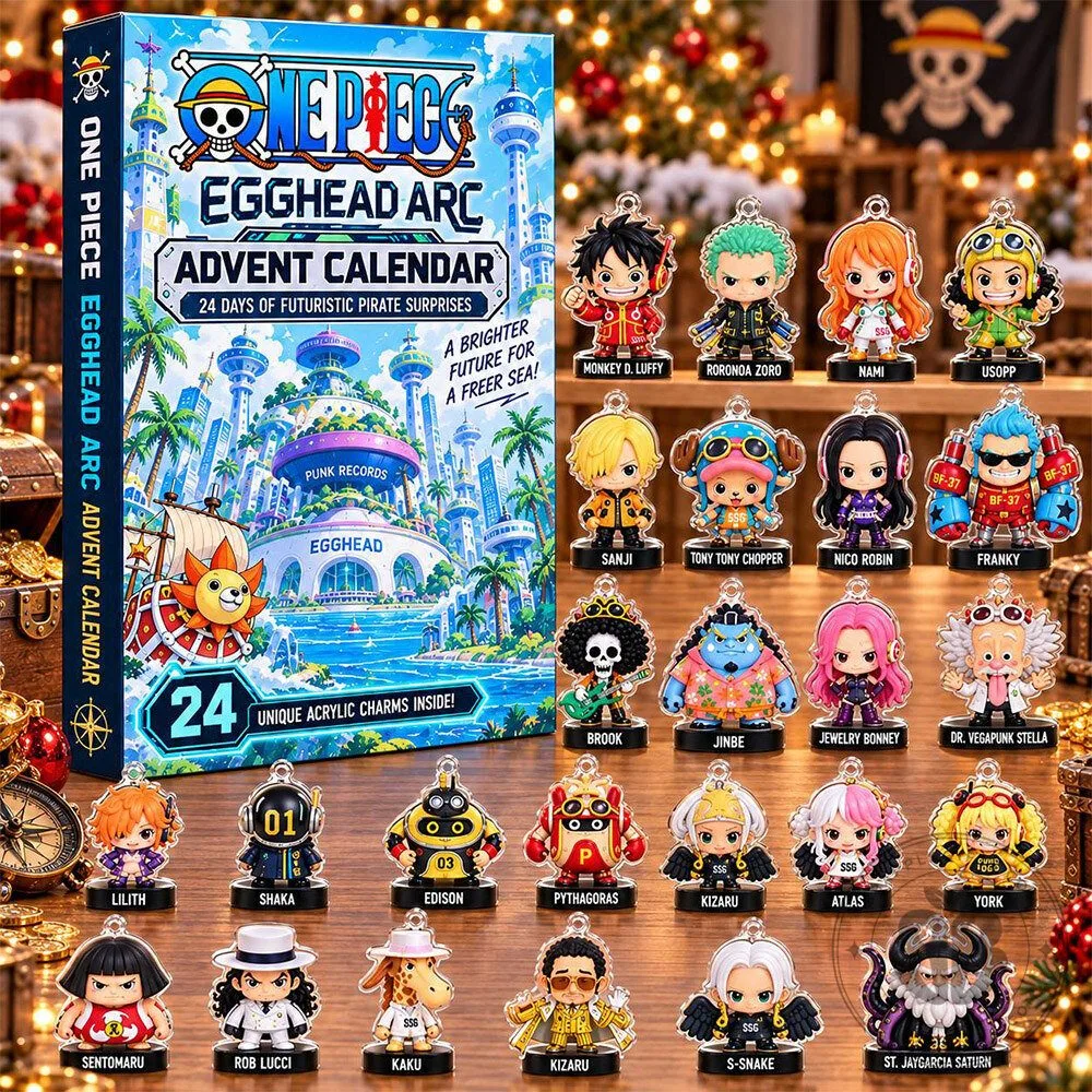 One Piece Egghead Arc 24 Futuristic Pirate Acrylic Advent Calendar | Collectibles