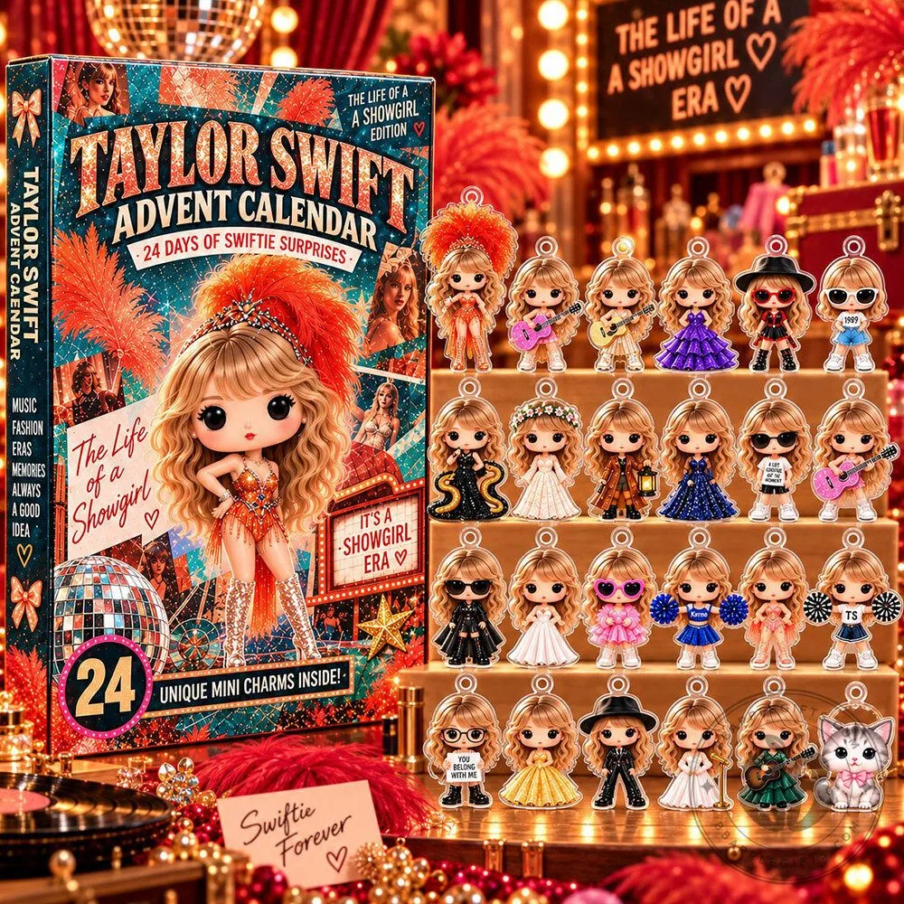 Taylor Swift Showgirl Era 24 Swiftie Surprises Acrylic Advent Calendar | Collectibles