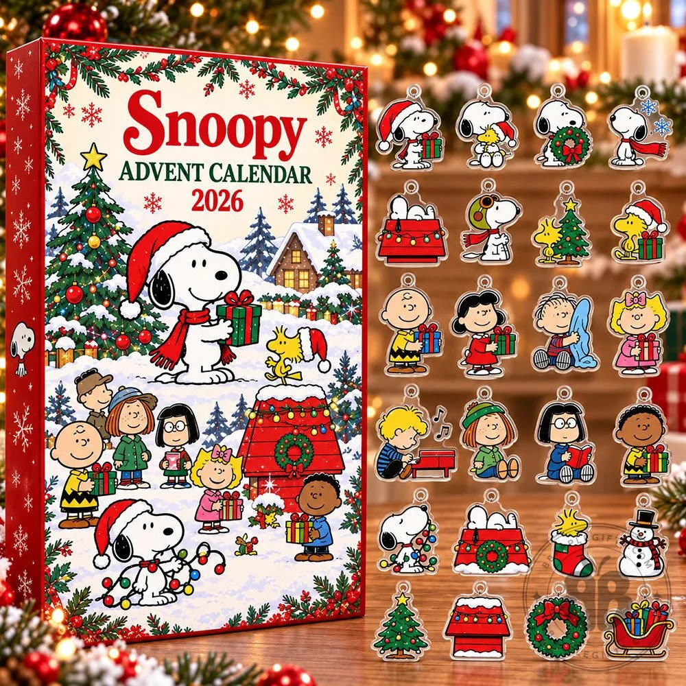 Snoopy Christmas 2026 Acrylic Advent Calendar | Collectibles