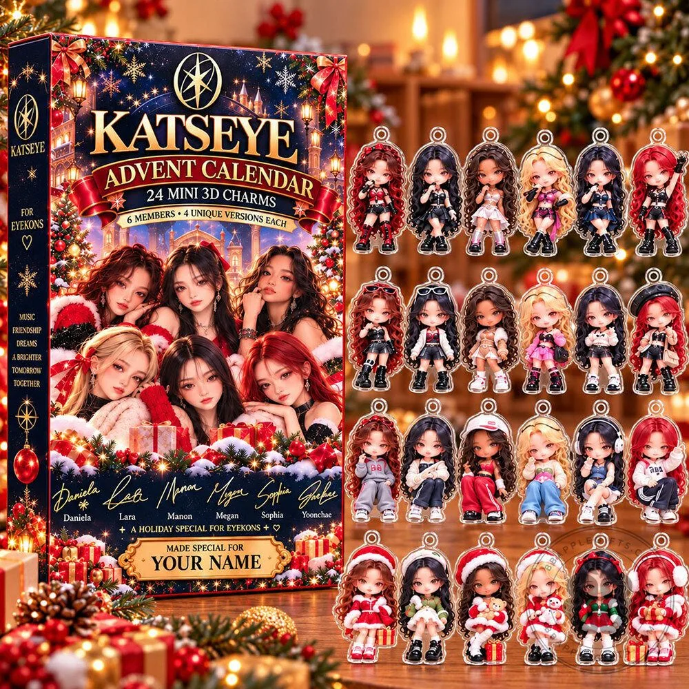 KATSEYE Christmas 24 Piece Holiday Advent Calendar | Collectibles