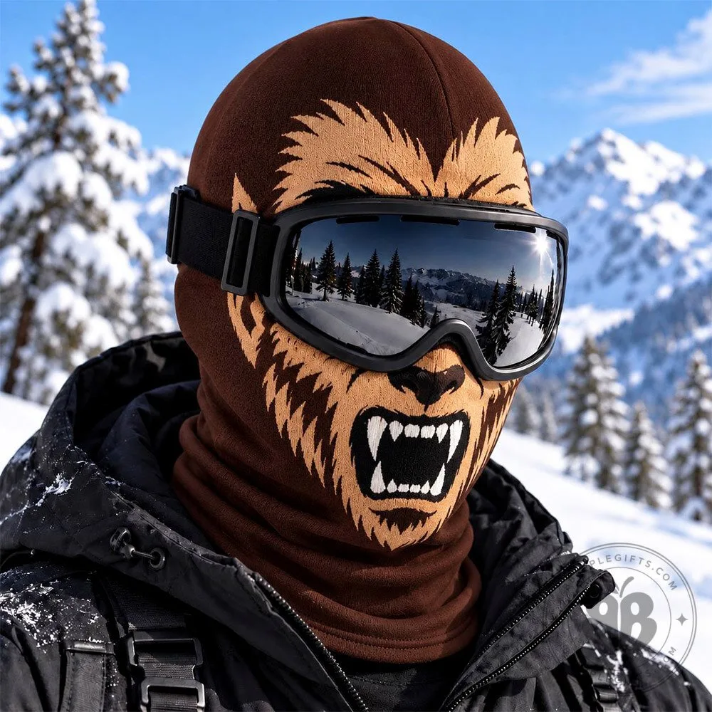 Funny Gorilla Face Winter Ski Mask Balaclava for Adults | Apparel