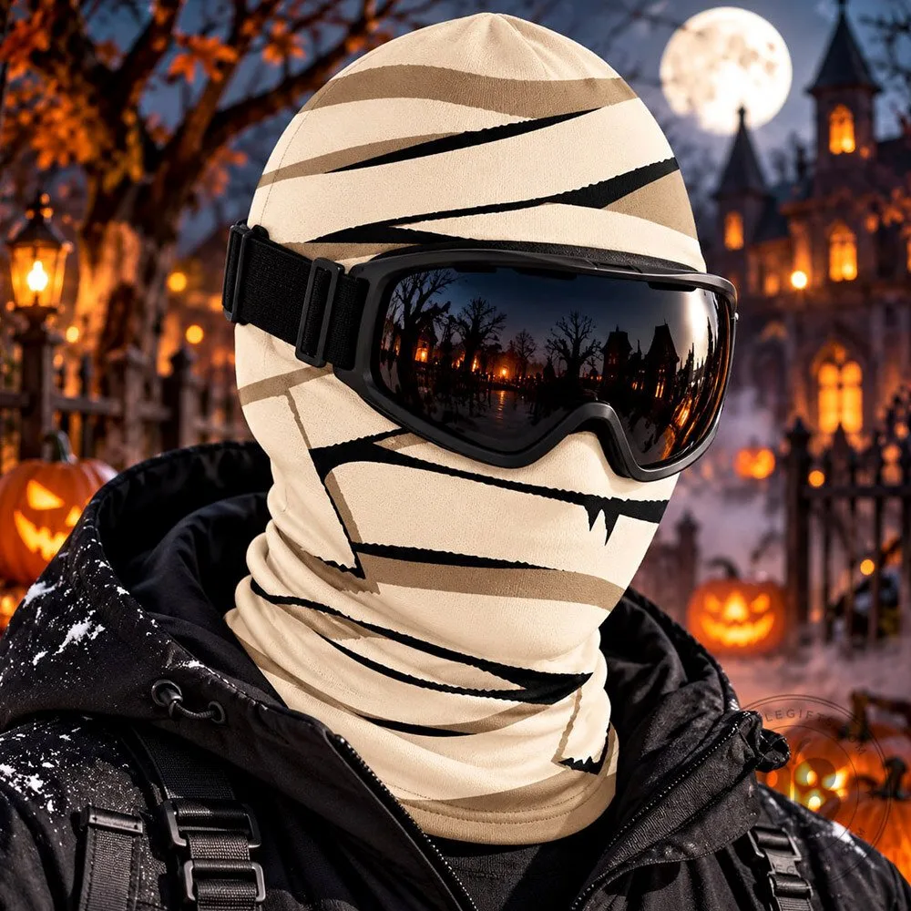 Mummy Wrap Halloween Face Winter Ski Mask Balaclava | Apparel